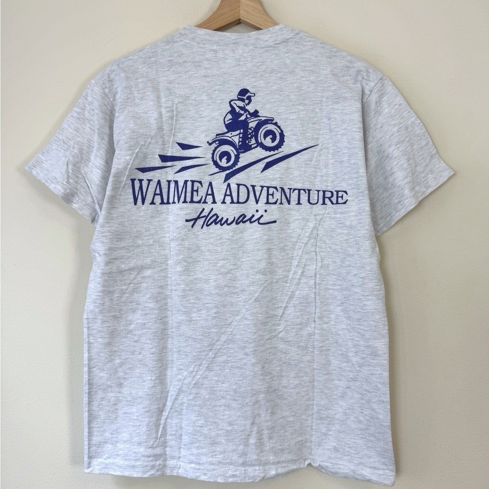 Vintage 90's Hawaii‎ Waimea Adventure Island Quad Motorcross Tee Shirt - Medium